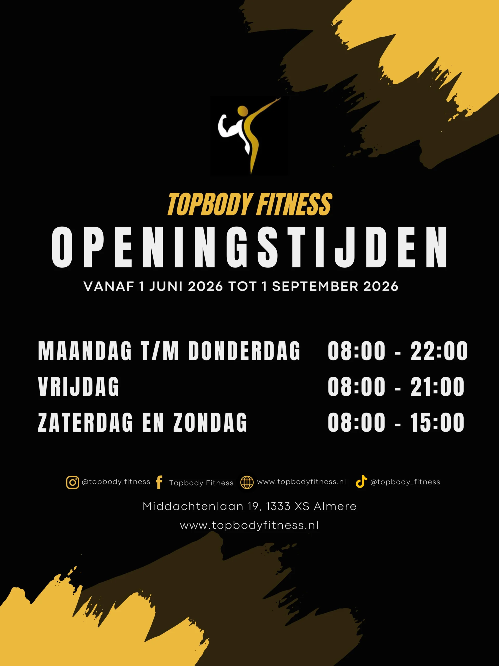 Zomer-openingstijden 2026