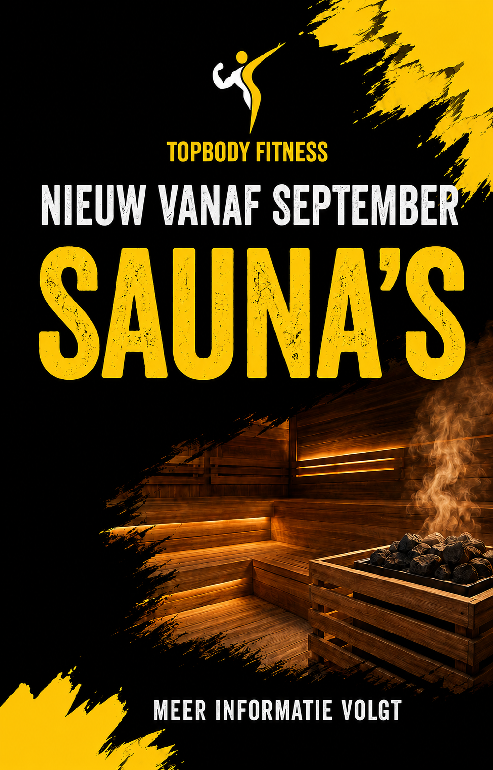 Nieuw vanaf september: sauna’s bij Topbody Fitness!